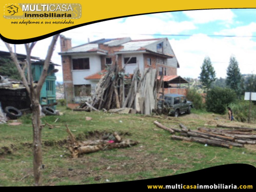 Venta de Hermoso terreno a crédito Sector Baguanchi  Cuenca - Ecuador