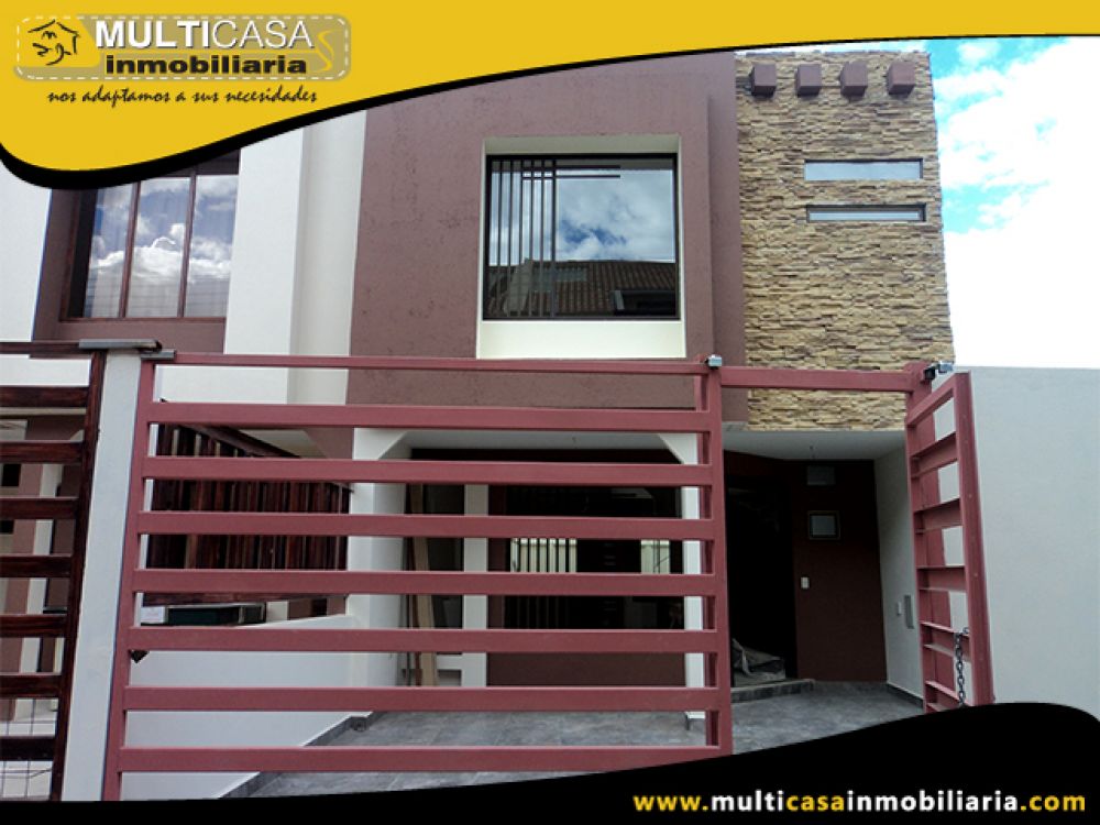 Villa en Venta a Crédito en Ciudadela Privada Sector Panamericana Norte Cuenca-Ecuador