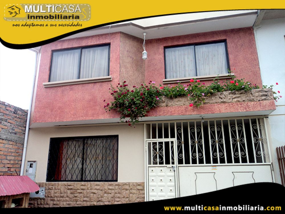 Casa en Venta a Crédito con espacio verde Sector Eucaliptos Cuenca-Ecuador