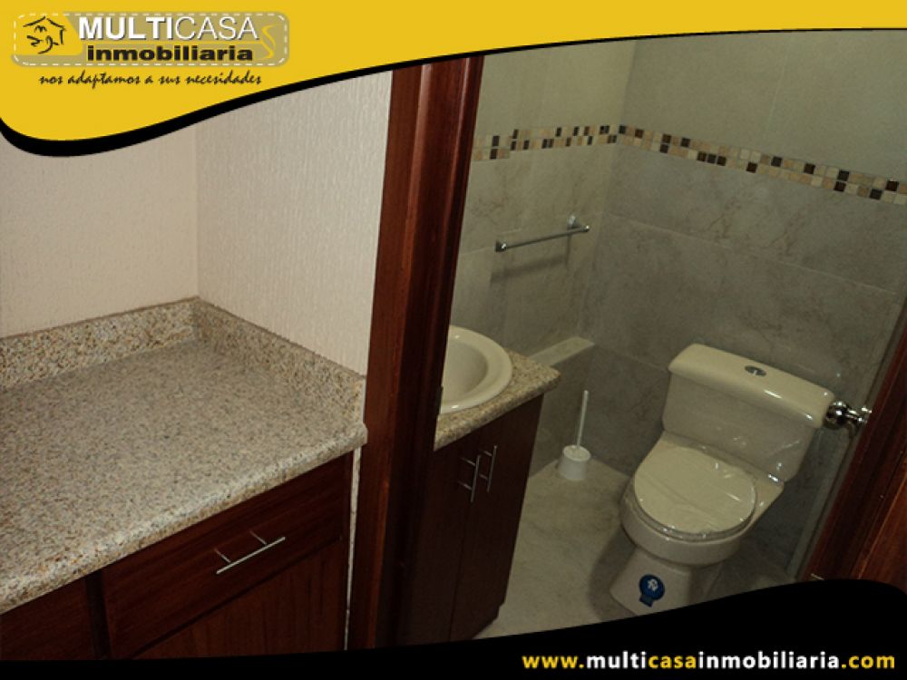 Venta a crédito de Hermosa Casa por Estrenar, Garaje dos Vehículos, Espacio Verde Sector El Tejar Cuenca-Ecuador