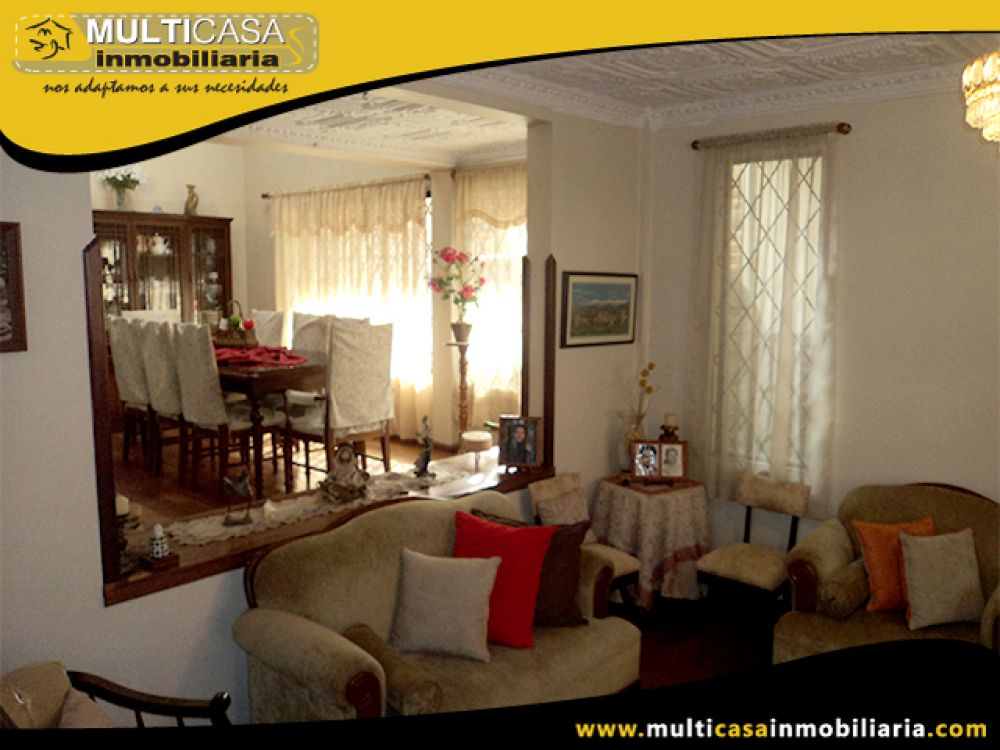 Casa en Venta a Crédito con galpón Sector Coliseo Mayor Cuenca- Ecuador