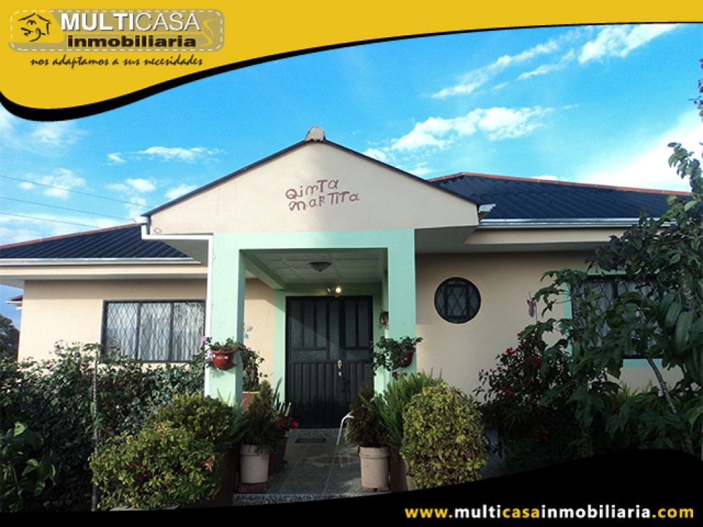 Quinta en Venta a Crédito Sector Turi Cuenca - Ecuador