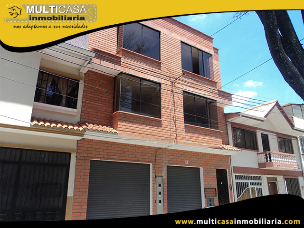Venta a crédito Hermosa casa Comercial sector Empresa Eléctrica Cuenca - Ecuador