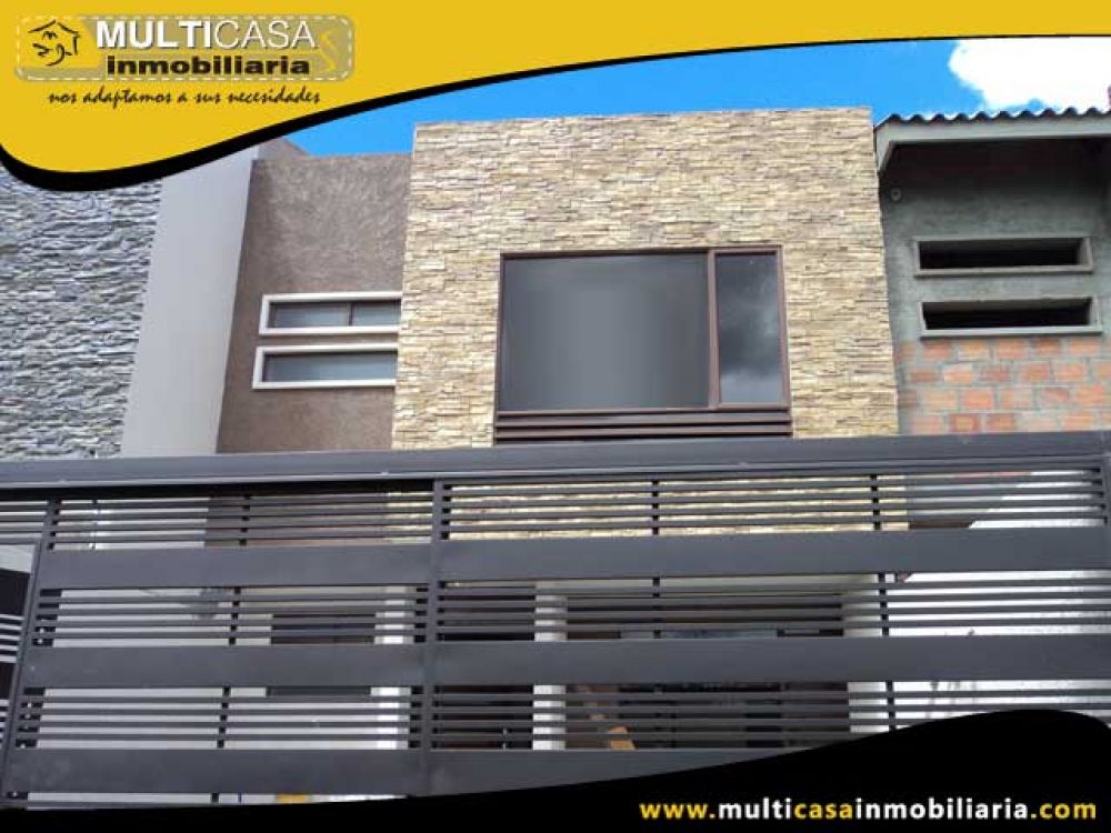 Venta a crédito Hermosa casa por estrenar, espacio verde, patio y garaje para 2 vehículos Sector Control Sur Cuenca-Ecuador