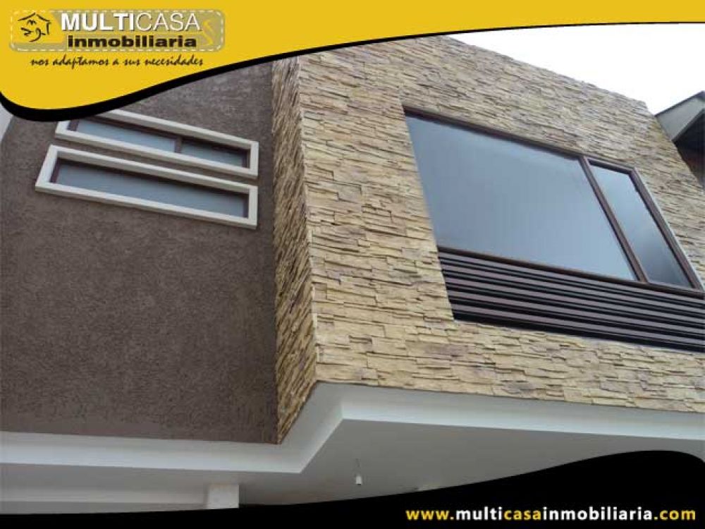 Venta a crédito Hermosa casa por estrenar, espacio verde, patio y garaje para 2 vehículos Sector Control Sur Cuenca-Ecuador