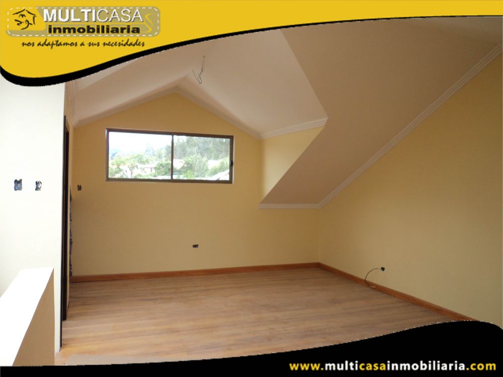 Villa en Venta a Crédito por estrenar Sector Patamarca Cuenca-Ecuador