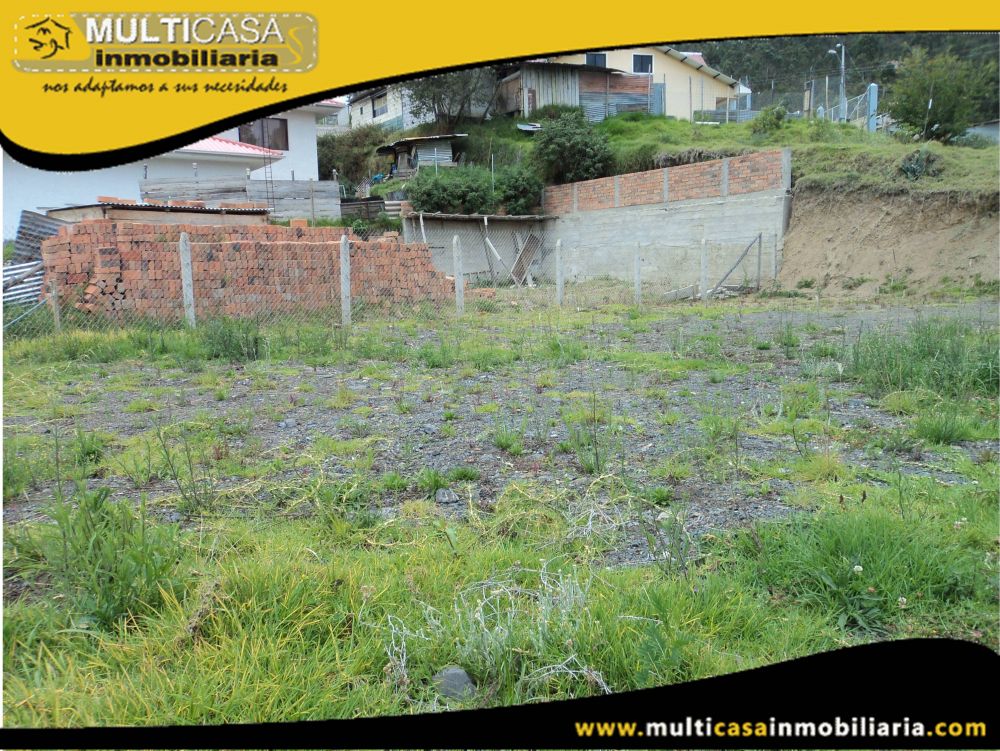 Venta de Hermoso Terreno  a crédito con todas las obras Sector Vía Monay- Baguanchi Cuenca-Ecuador