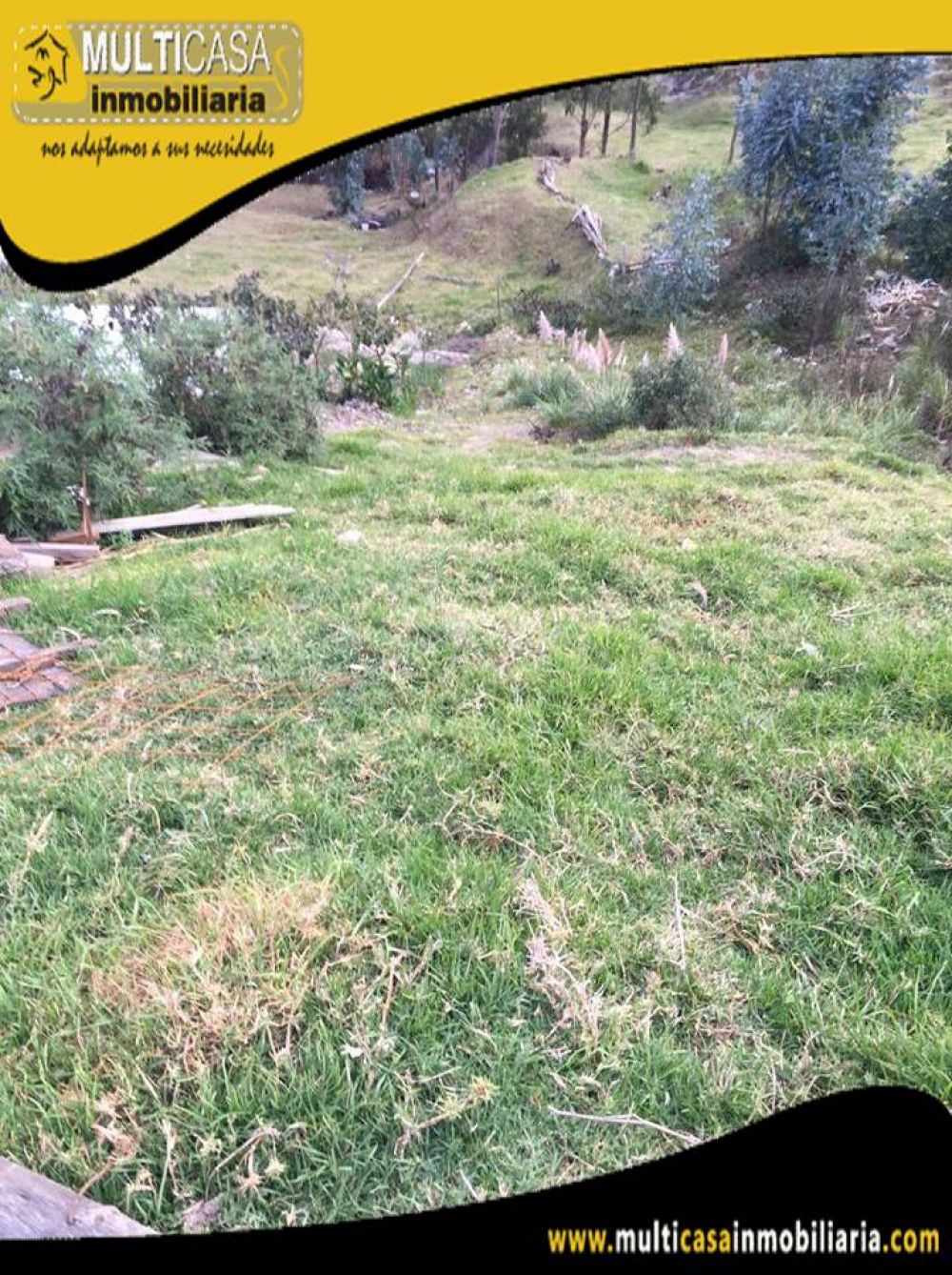 Venta de Hermoso Terreno Comercial a crédito en Vía principal con Luz Eléctrica y Agua Potable Sector Vía Turi-Tarqui Cuenca-Ecuador