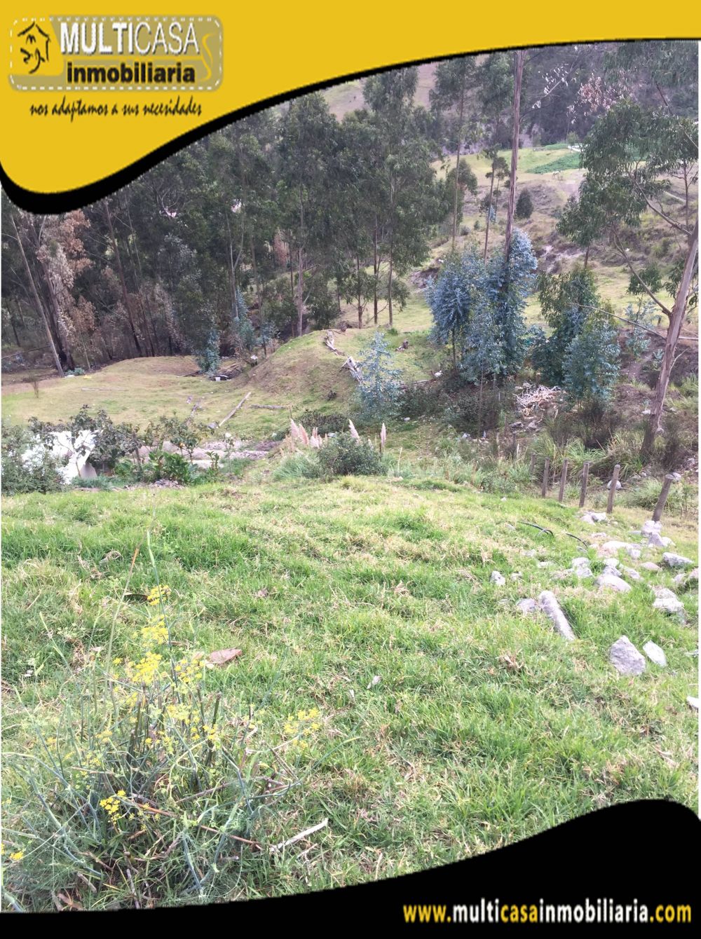 Venta de Hermoso Terreno Comercial a crédito en Vía principal con Luz Eléctrica y Agua Potable Sector Vía Turi-Tarqui Cuenca-Ecuador
