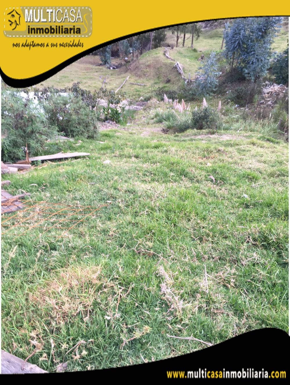 Venta de Hermoso Terreno Comercial a crédito en Vía principal con Luz Eléctrica y Agua Potable Sector Vía Turi-Tarqui Cuenca-Ecuador