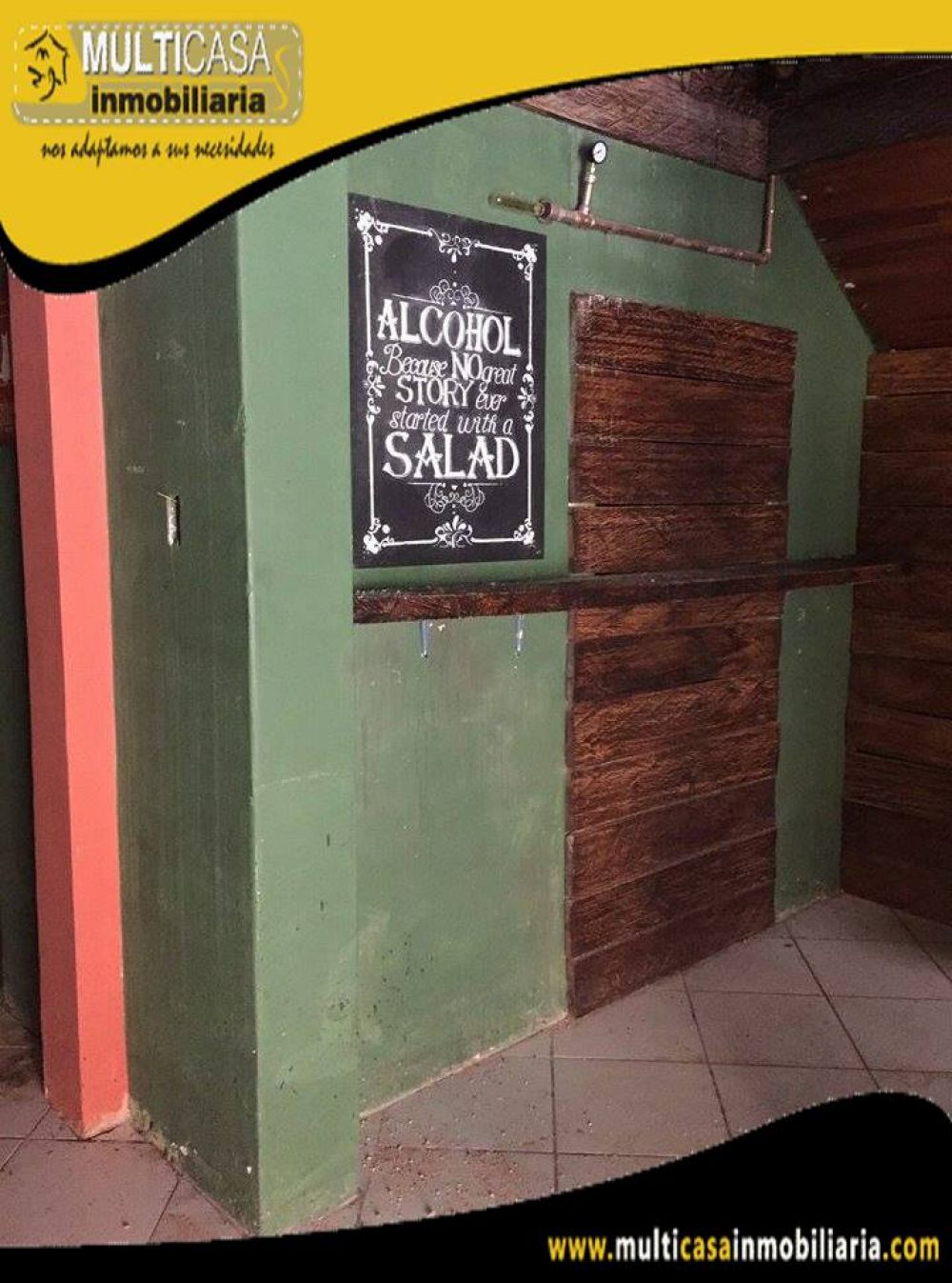 Arriendo Hermosa Casa Comercial de dos plantas ubicada en el Sector Calle Larga frente al Hotel Victoria Cuenca-Ecuador
