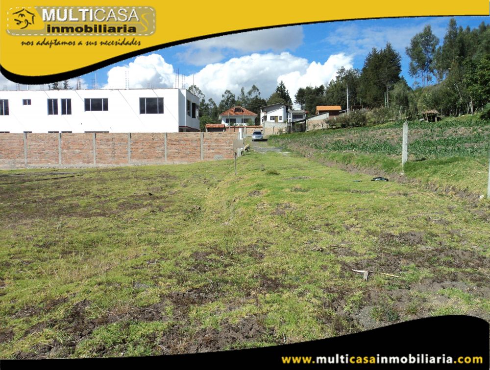 Sitio en Venta a Crédito  Sector El Valle Cuenca-Ecuador