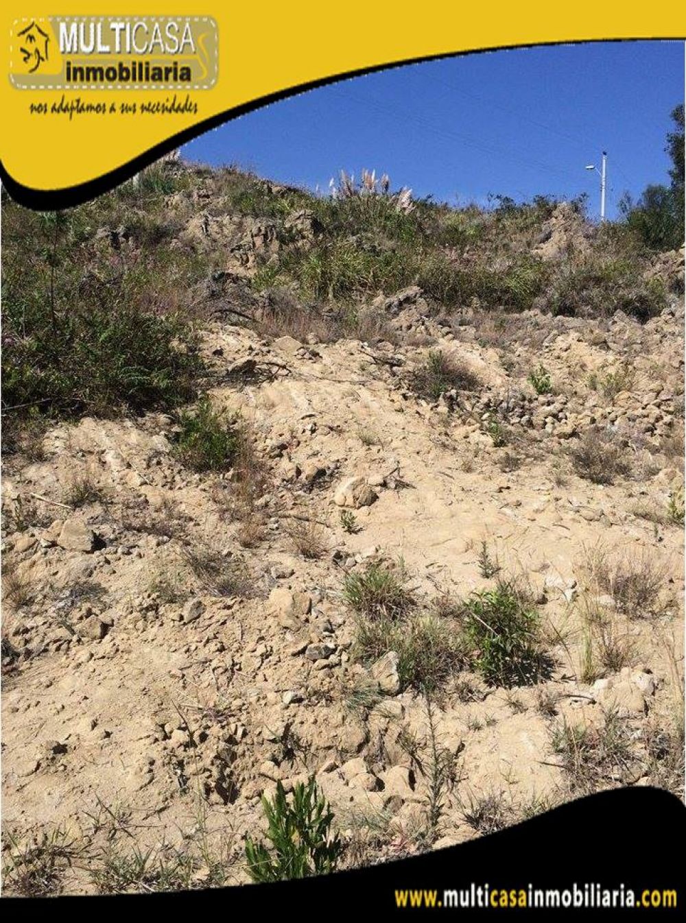 Sitio en Venta con Línea de fábrica a Crédito Sector Challuabamba Cuenca-Ecuador