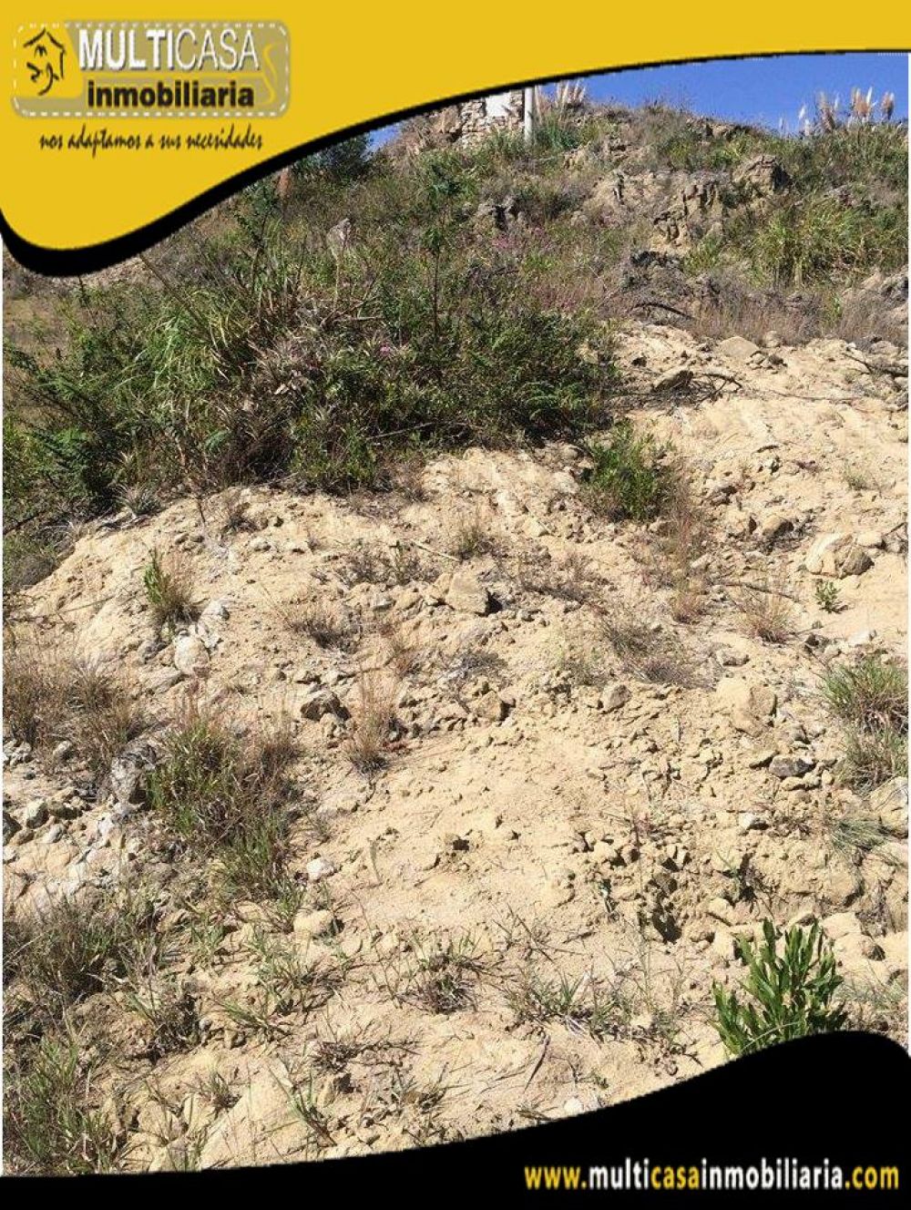 Sitio en Venta con Línea de fábrica a Crédito Sector Challuabamba Cuenca-Ecuador