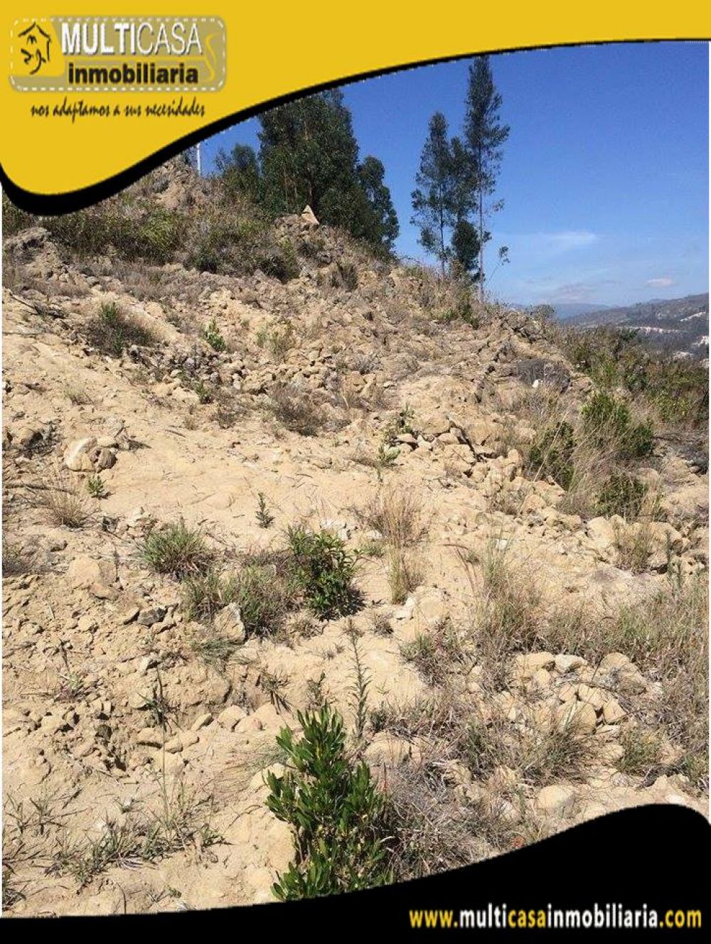 Sitio en Venta con Línea de fábrica a Crédito Sector Challuabamba Cuenca-Ecuador