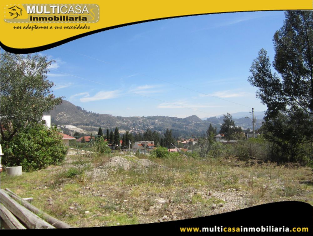 Terreno en Venta a Crédito con Licencia Urbanística Sector Challuabamba Cuenca-Ecuador