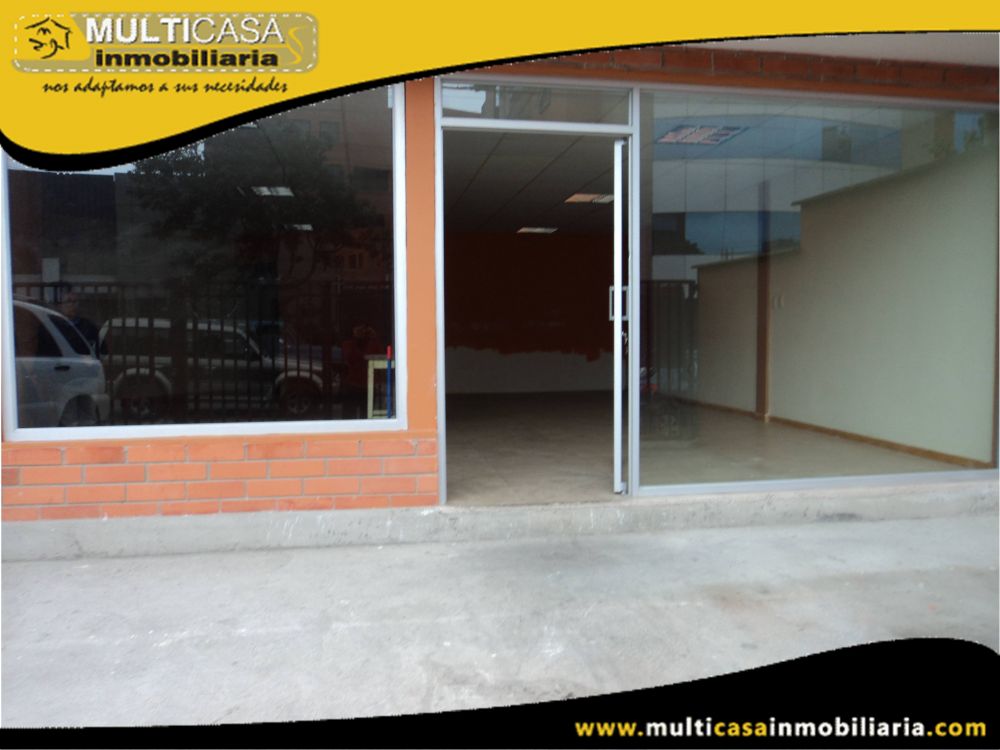 Arriendo hermoso Local Comercial con garaje para dos vehículos Sector Av.Paucarbamba Cuenca-Ecuador
