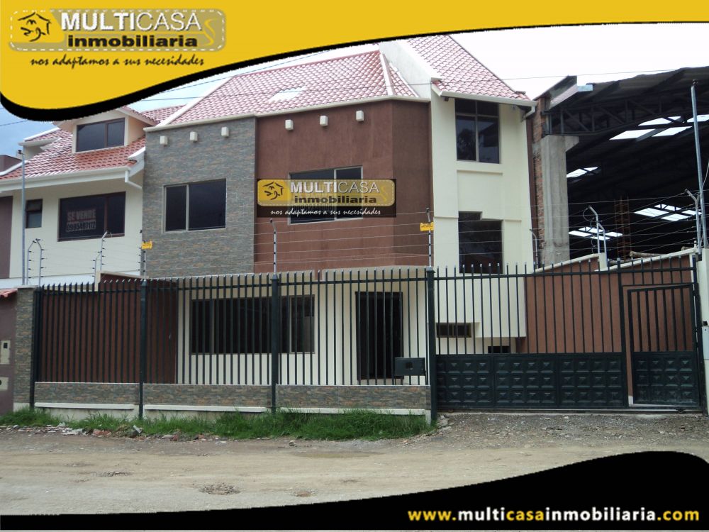 Casa en Venta a Crédito por estrenar Sector El Tiempo Cuenca-Ecuador