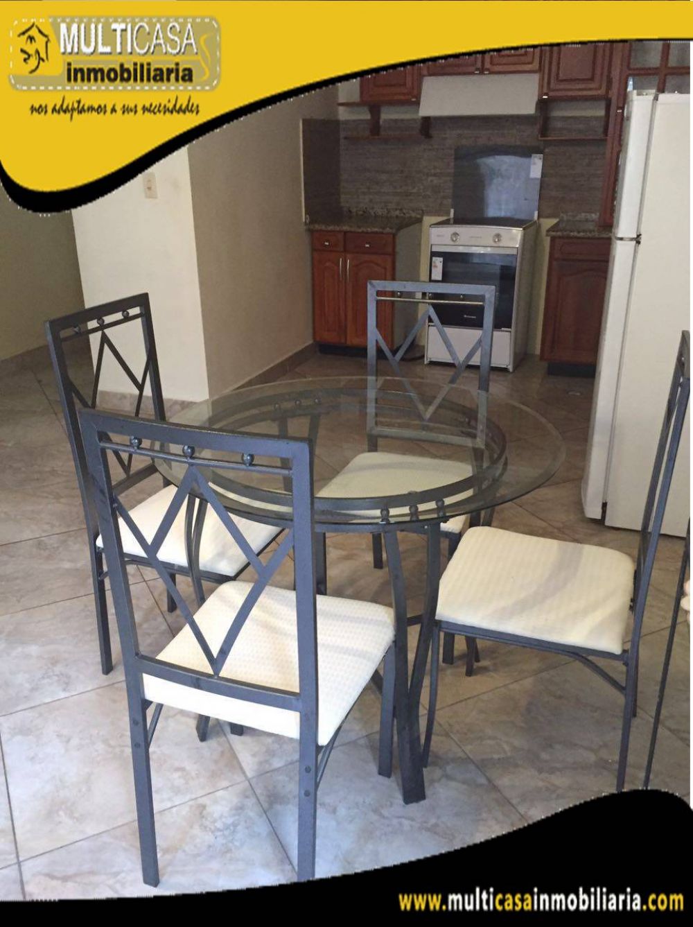 Arriendo hermoso departamento amoblado en segunda planta Sector Supermaxi de las Américas Cuenca-Ecuador