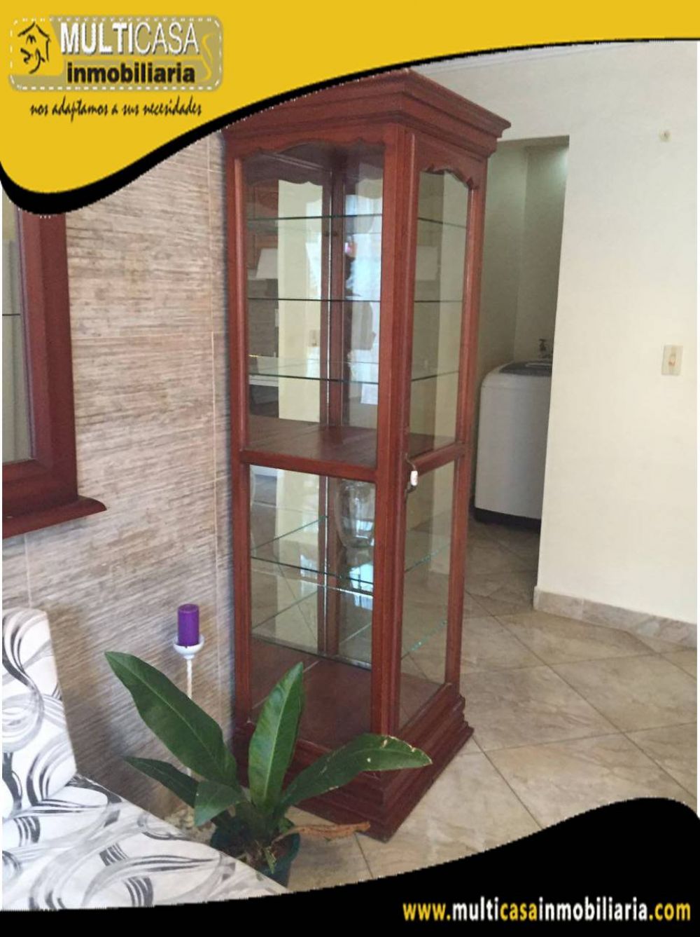 Arriendo hermoso departamento amoblado en segunda planta Sector Supermaxi de las Américas Cuenca-Ecuador