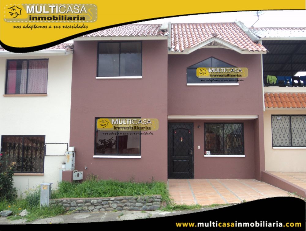 Venta de Hermosa casa en Ciudadela Privada a crédito Sector El Valle Cuenca-Ecuador
