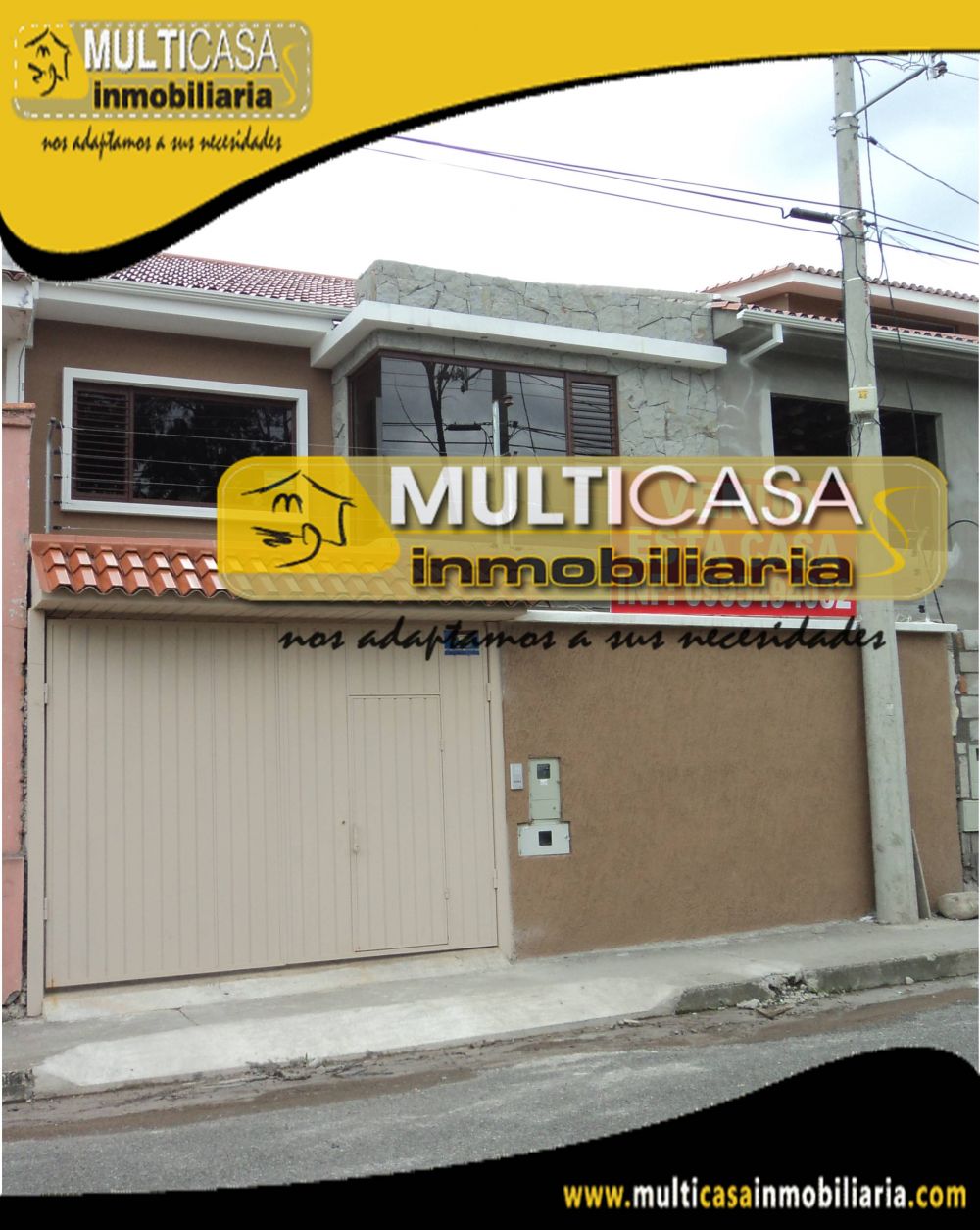 Venta de Hermosa casa por estrenar con garaje para dos Vehículos a Crédito Sector Colegio BilingÃ¼e Cuenca-Ecuador