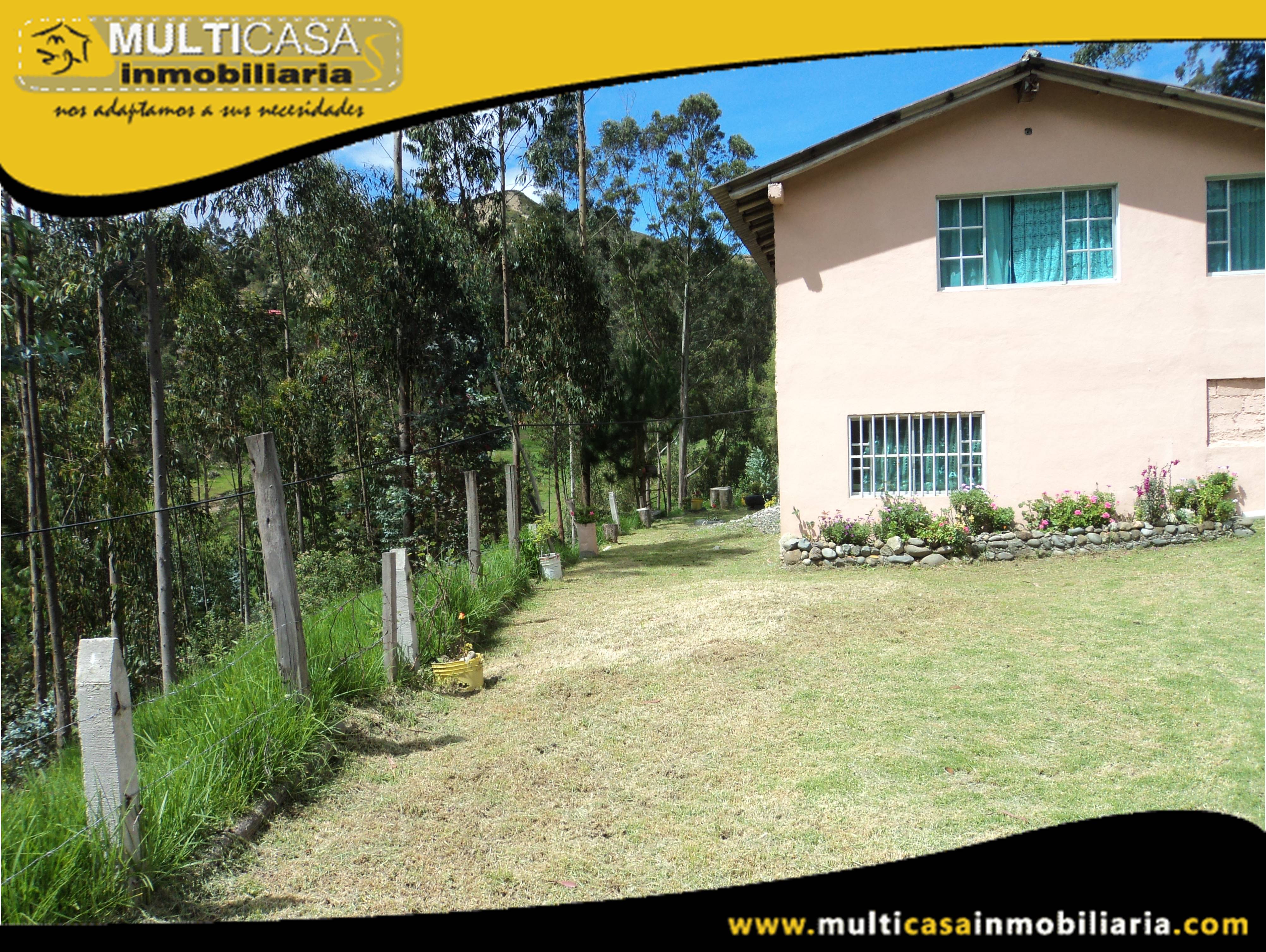 Quinta en Venta a Crédito Sector Turi Cuenca-Ecuador