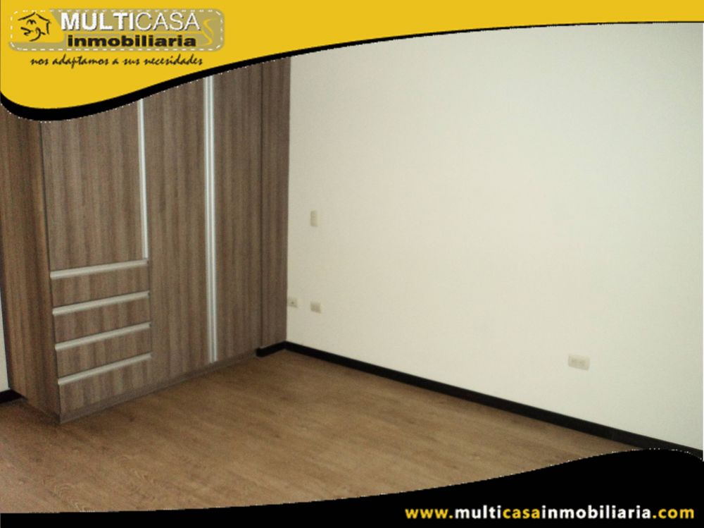 Arriendo de Hermoso Departamento en Edificio de Categoría Sector Primero de Mayo Cuenca-Ecuador