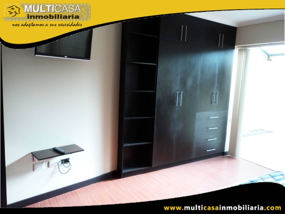 Arriendo hermoso Departamento Duplex amoblado de lujo Sector Av.Primero de Mayo Cuenca-Ecuador