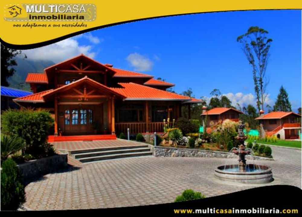 Hosteria en Venta a Crédito Sector San Luis de Caranqui Ibarra-Ecuador