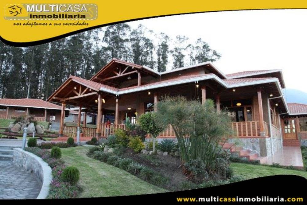 Hostería en Venta a Crédito Amoblada Sector San Luis de Caranqui  Ibarra-Ecuador