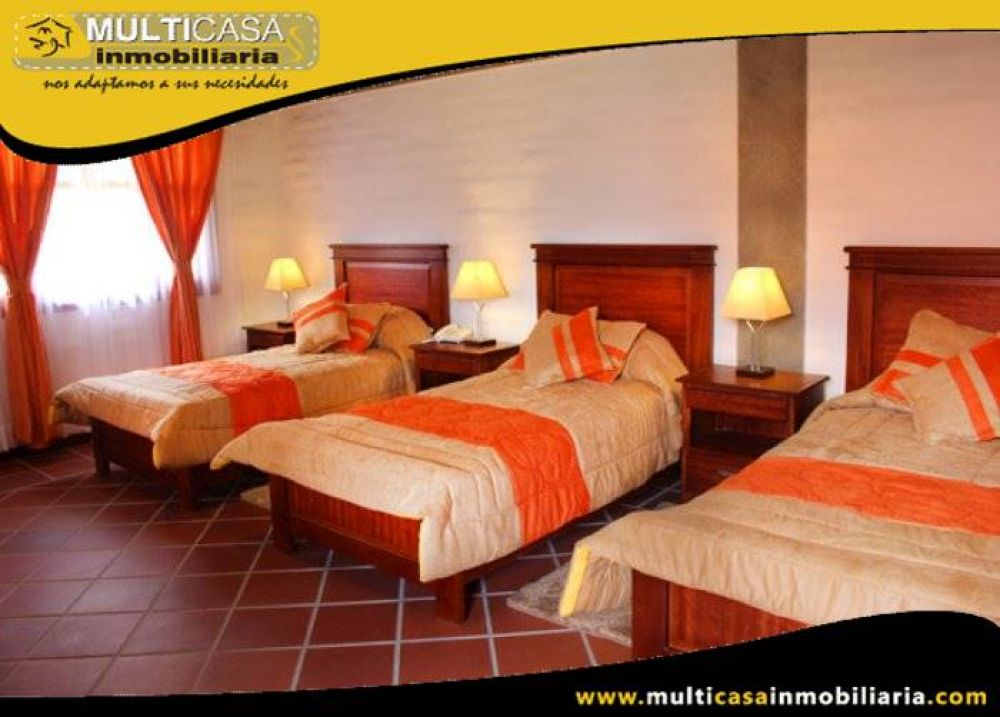 Hostería en Venta a Crédito Amoblada Sector San Luis de Caranqui  Ibarra-Ecuador