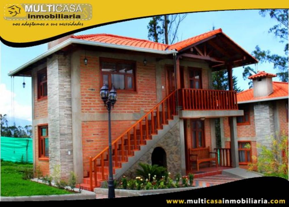 Hostería en Venta a Crédito Amoblada Sector San Luis de Caranqui  Ibarra-Ecuador