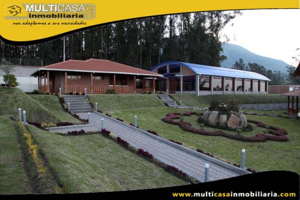 Hostería en Venta a Crédito Amoblada Sector San Luis de Caranqui  Ibarra-Ecuador