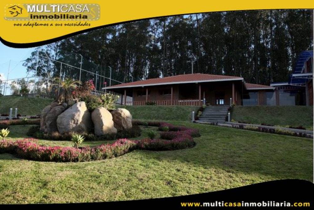 Hostería en Venta a Crédito de seis cabañas Sector San Luis de Caranqui Ibarra-Ecuador