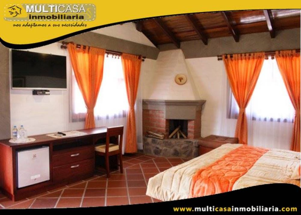 Hostería en Venta a Crédito de seis cabañas Sector San Luis de Caranqui Ibarra-Ecuador