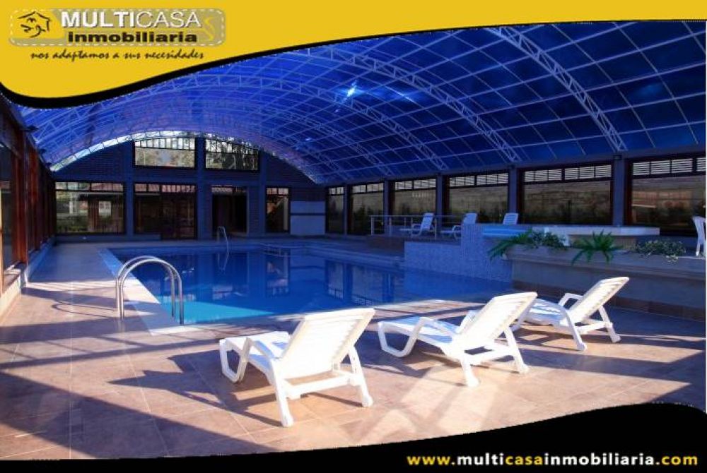 Hostería en Venta a Crédito de seis cabañas Sector San Luis de Caranqui Ibarra-Ecuador
