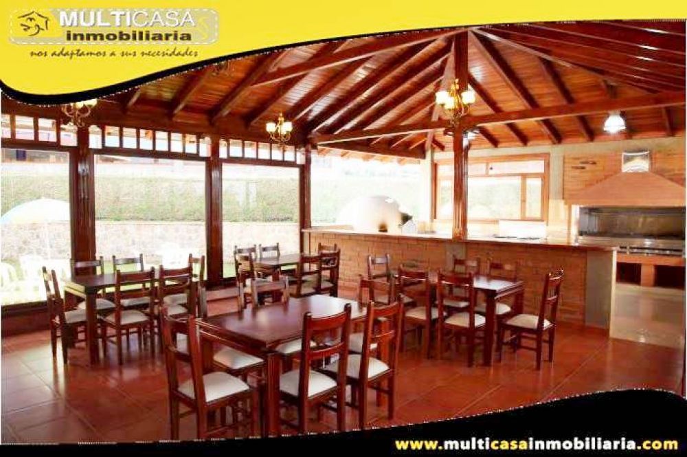 Hostería en Venta a Crédito de seis cabañas Sector San Luis de Caranqui Ibarra-Ecuador