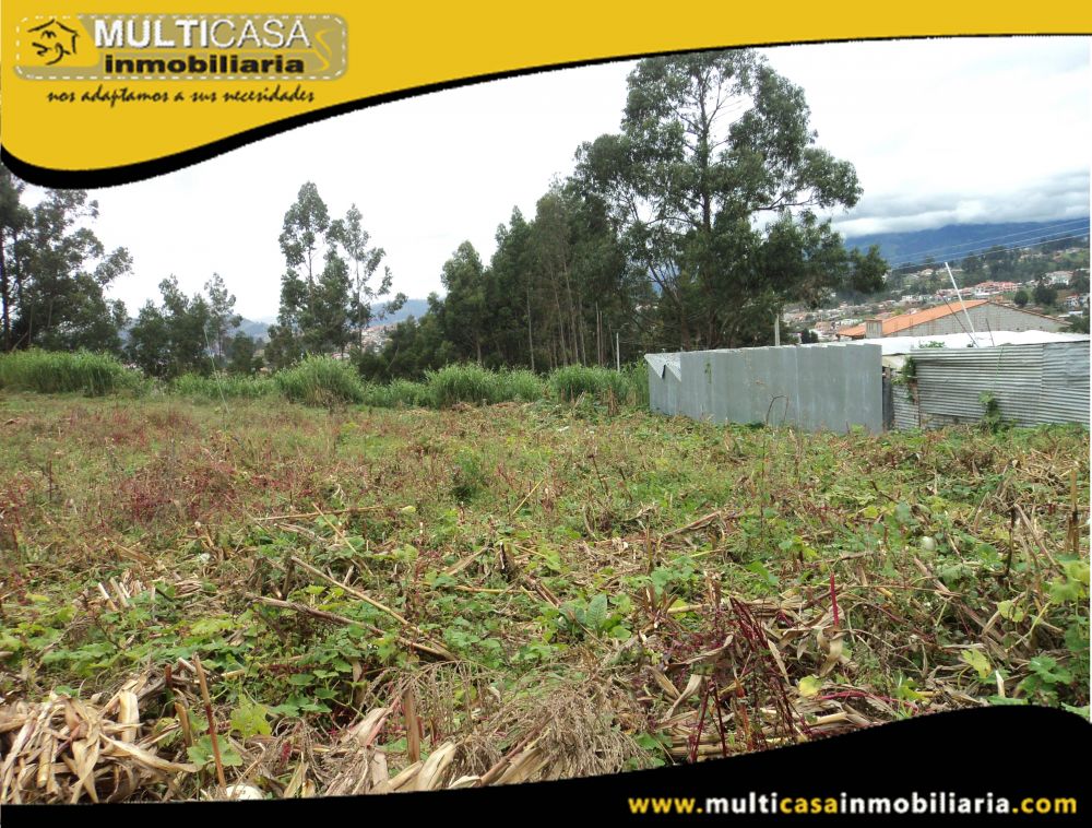 Terreno en Venta a Crédito trapezoidal Sector Miraflores Cuenca-Ecuador