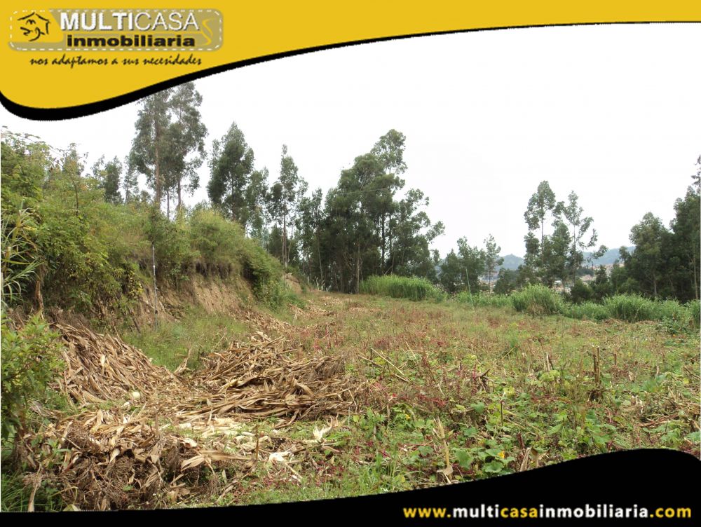 Terreno en Venta a Crédito trapezoidal Sector Miraflores Cuenca-Ecuador