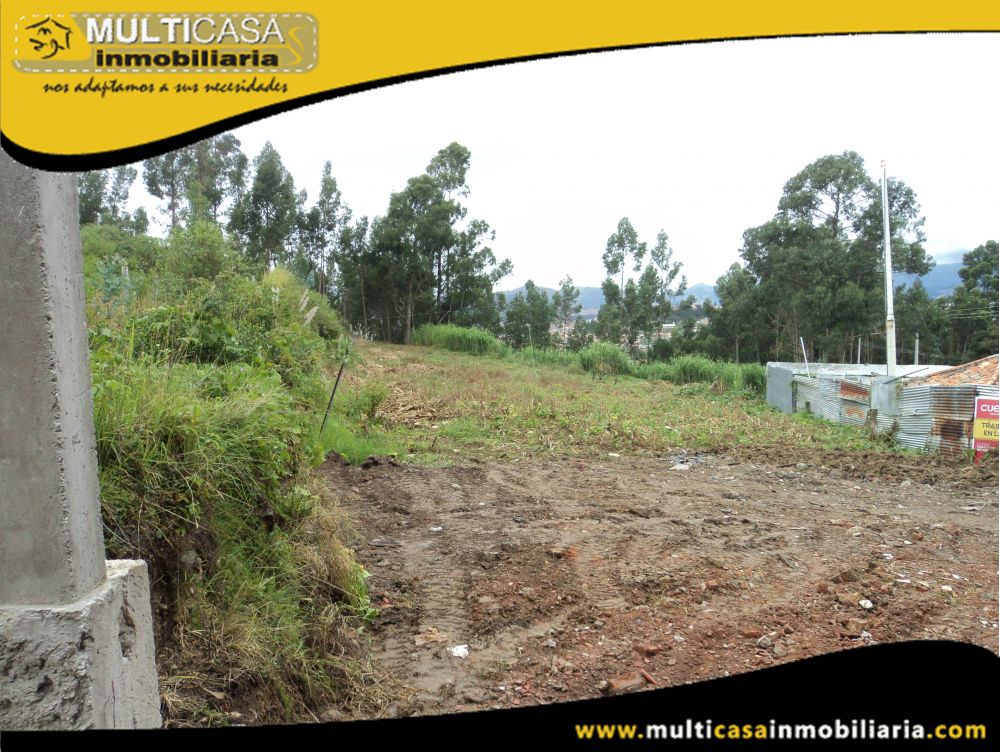 Terreno en Venta a Crédito trapezoidal Sector Miraflores Cuenca-Ecuador