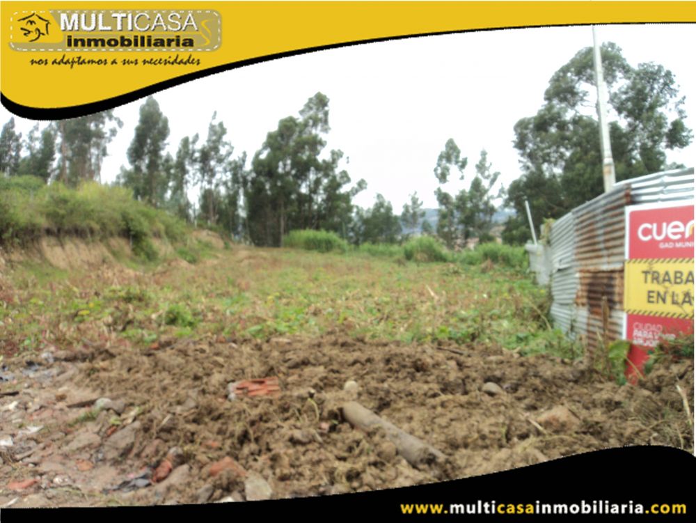 Terreno en Venta a Crédito trapezoidal Sector Miraflores Cuenca-Ecuador