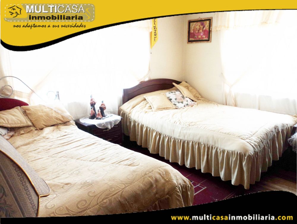 Casa en Venta con Local comercial a crédito Sector Miraflores Cuenca-Ecuador