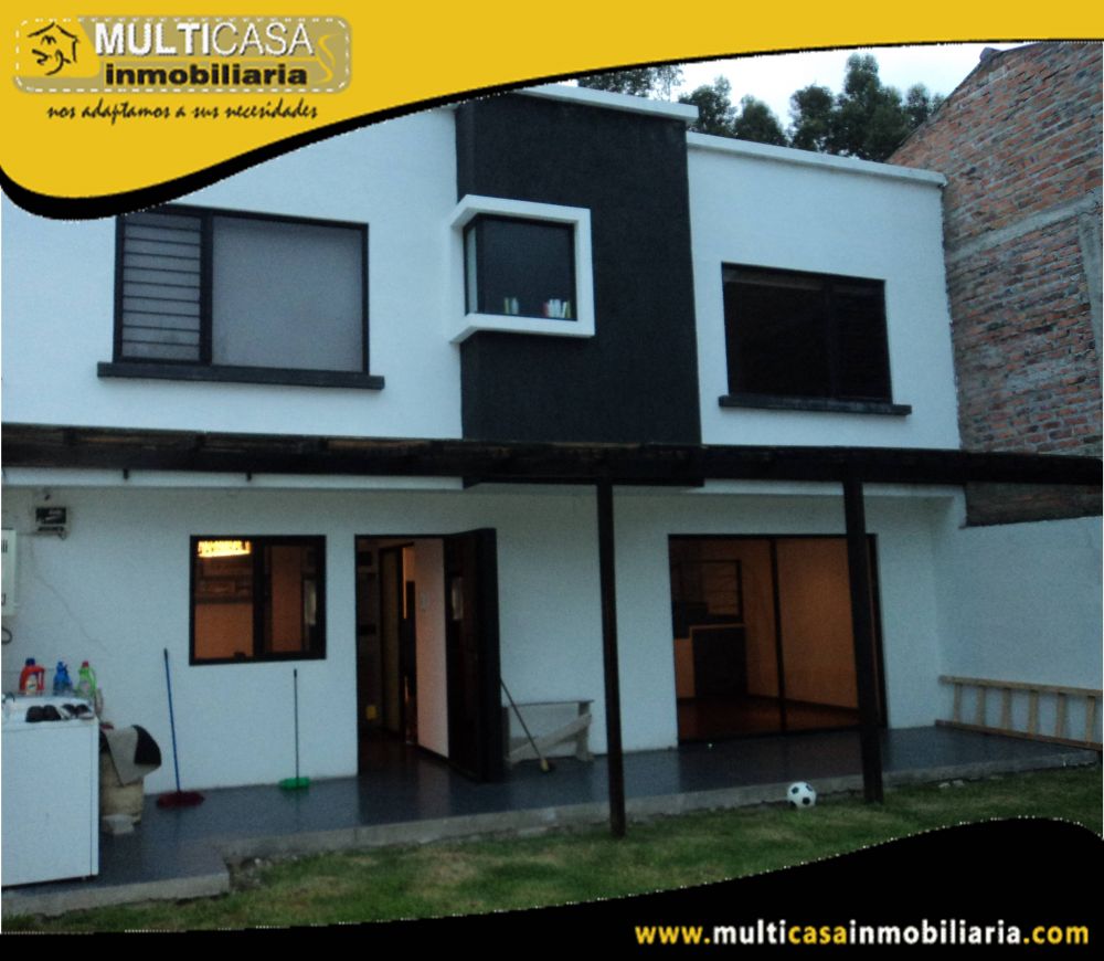 Casa en Venta a Crédito con espacio verde Sector Monay Cuenca-Ecuador