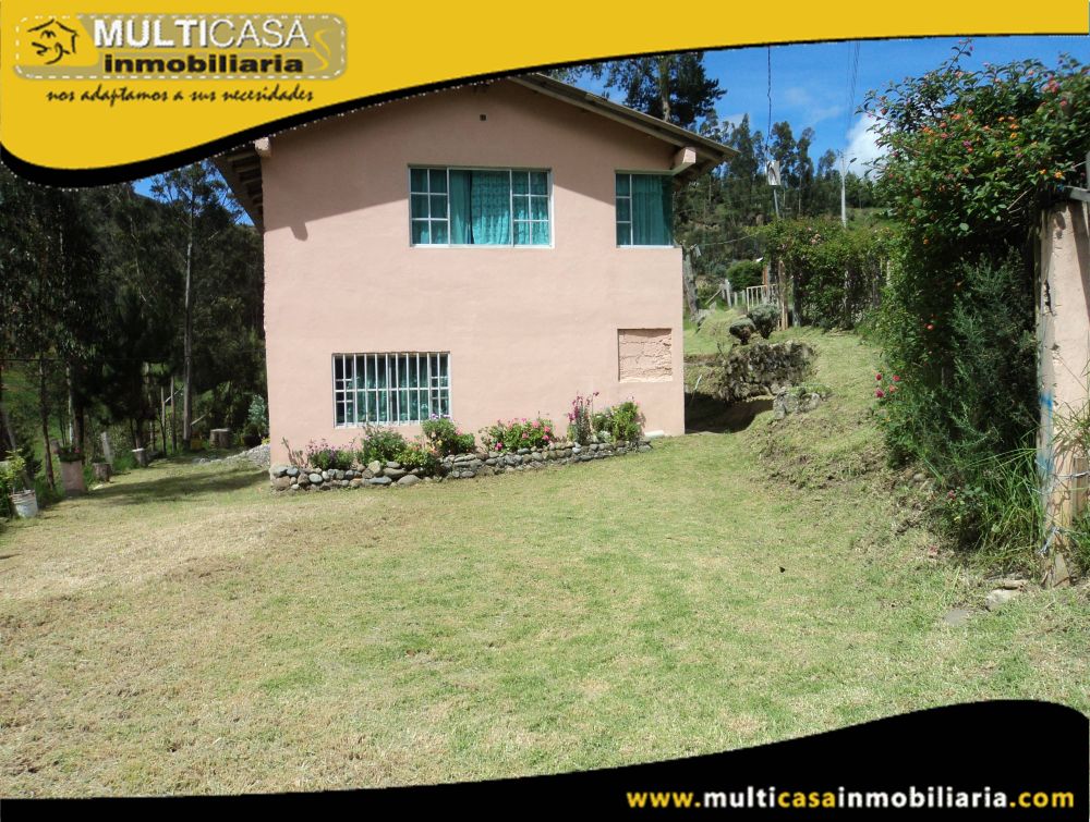 Quinta en Venta a Crédito con espacios verde Sector Turi Cuenca-Ecuador