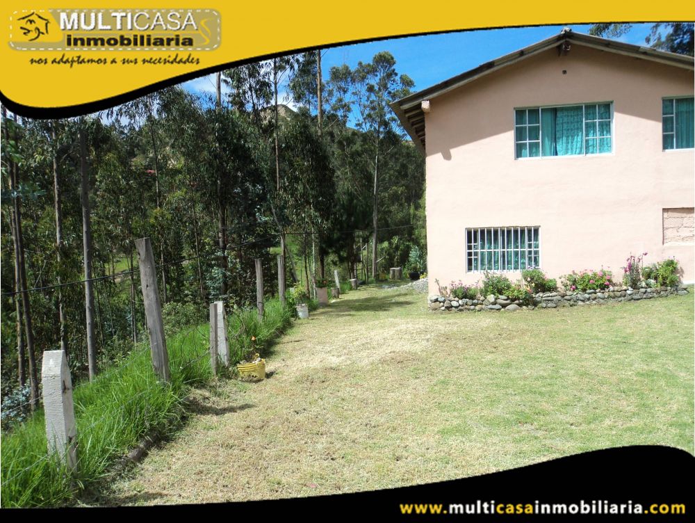 Quinta en Venta a Crédito con espacios verde Sector Turi Cuenca-Ecuador