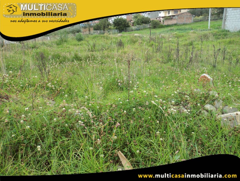 Terreno en Venta a Crédito plano residencial Sector Misicata Cuenca-Ecuador
