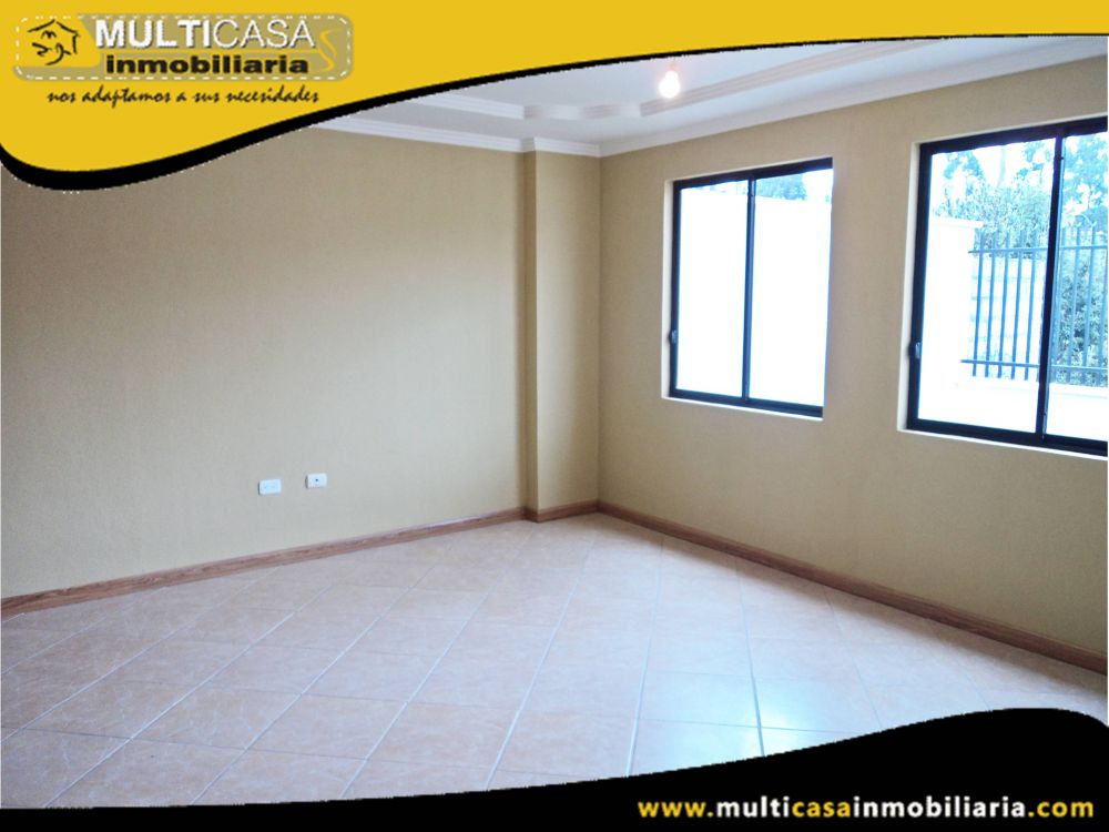 Casa en Venta a Crédito por estrenar Sector Colegio Borja Cuenca-Ecuador