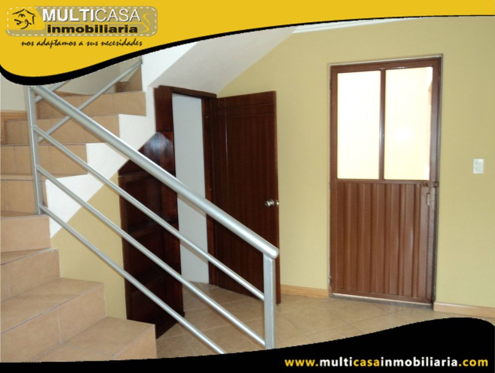 Casa en Venta a Crédito por estrenar Sector Colegio Borja Cuenca-Ecuador
