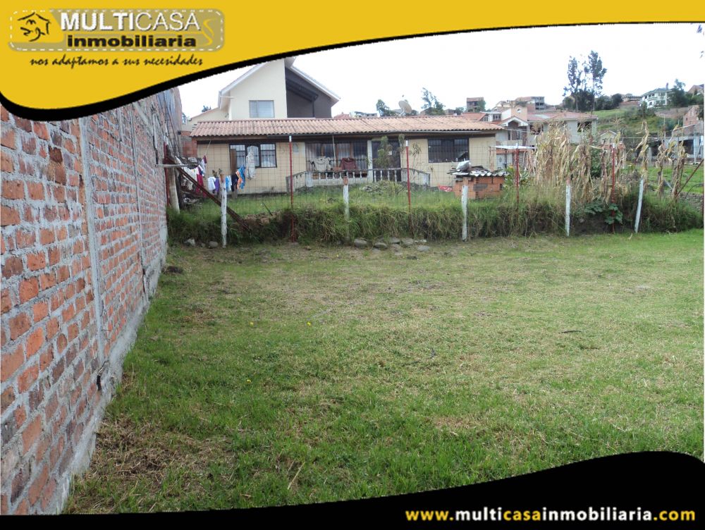 Venta de Hermoso Terreno a crédito Sector Racar Cuenca-Ecuador